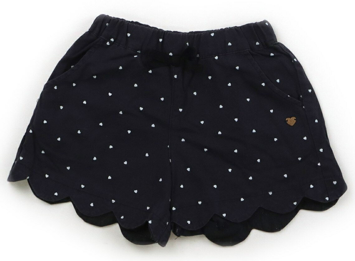 Culottes - アプレレクール apres les cours キュロット 100 女の子 黒　白ハート柄 子供服 ベビー服 キッズ アウトレット ユーズド 【中古】キッズ・ベビー・マタニティ