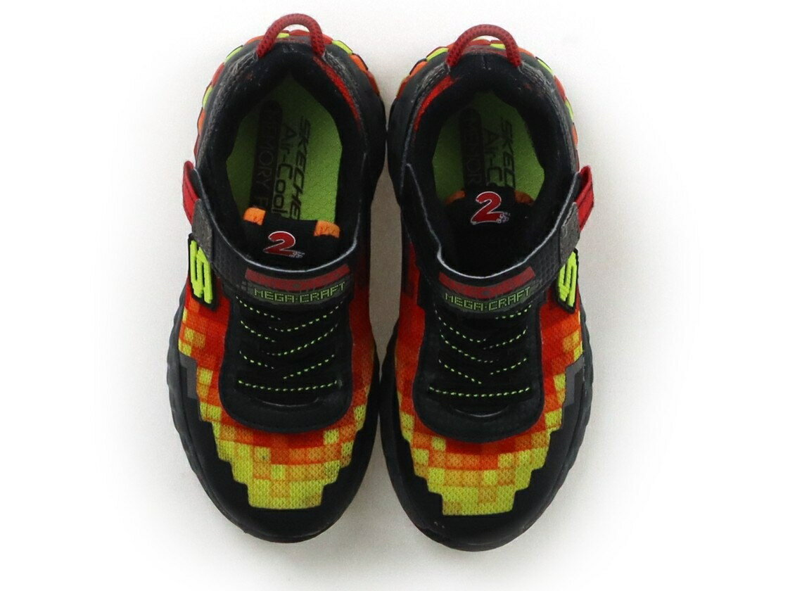 スケッチャーズ Skechers スニーカー 靴17cm〜 男の子 ブラック・オレンジ・イエロ...