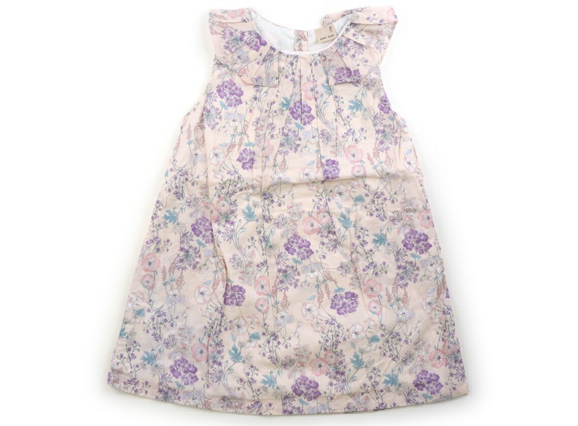 プティマイン petit main ワンピース 110 女の子 ピンク、花柄 子供服 ベビー服 キッズ アウトレット ユーズド 【中古】キッズ・ベビー・マタニティ