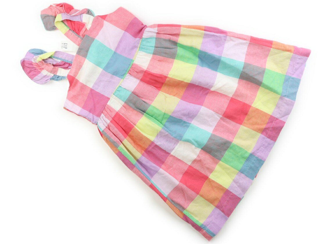 Other - ギャップ GAP ワンピース 140 女の子 チェック柄ピンクブルーイエローホワイト 子供服 ベビー服 キッズ アウトレット ユーズド 【中古】キッズ・ベビー・マタニティ
