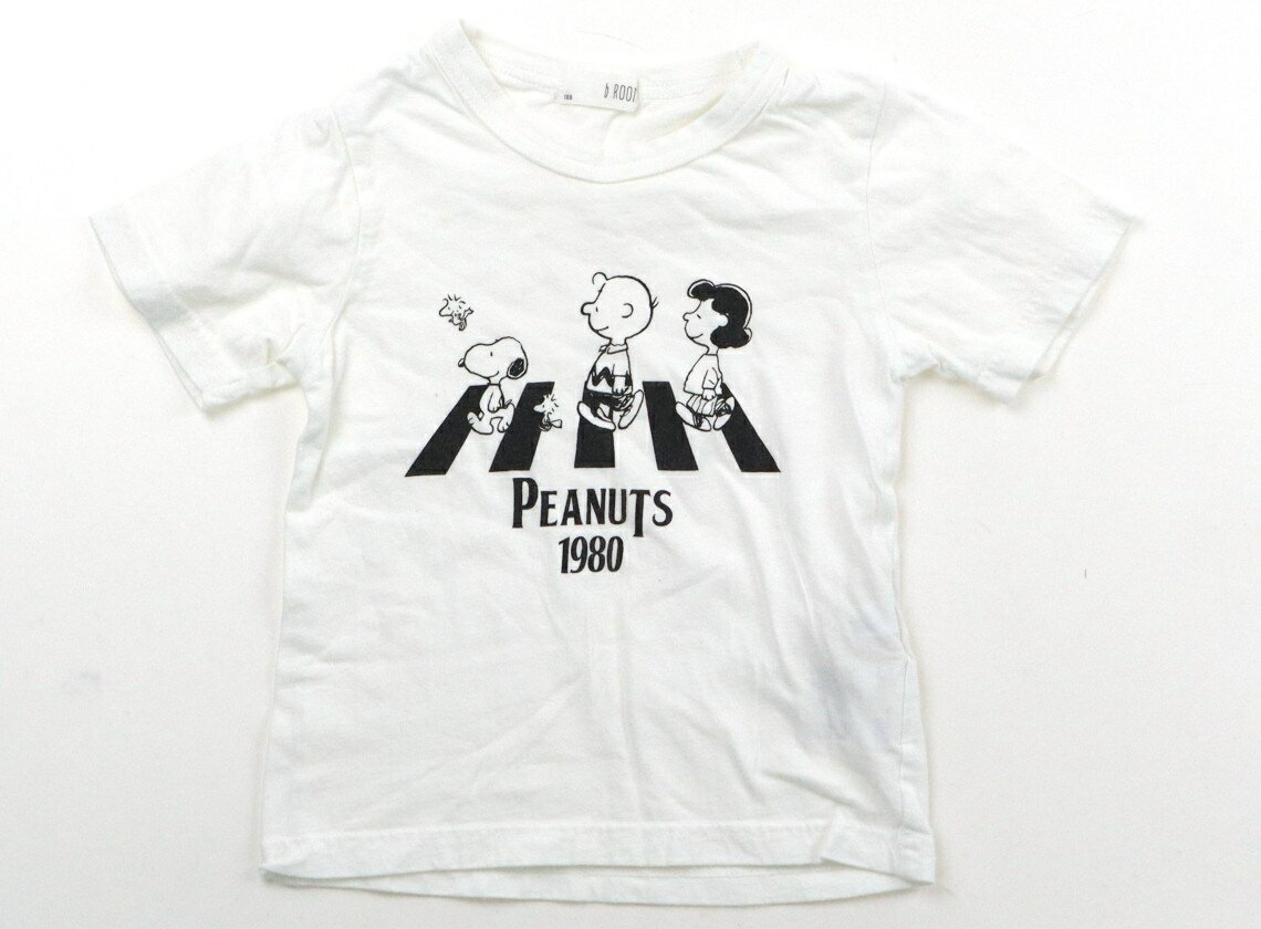 ビールーム b.ROOM Tシャツ・カットソー 100 男の子 オフホワイト・スヌーピー 子供服 ベビー服 キッズ アウトレット ユーズド 【中古】キッズ・ベビー・マタニティ