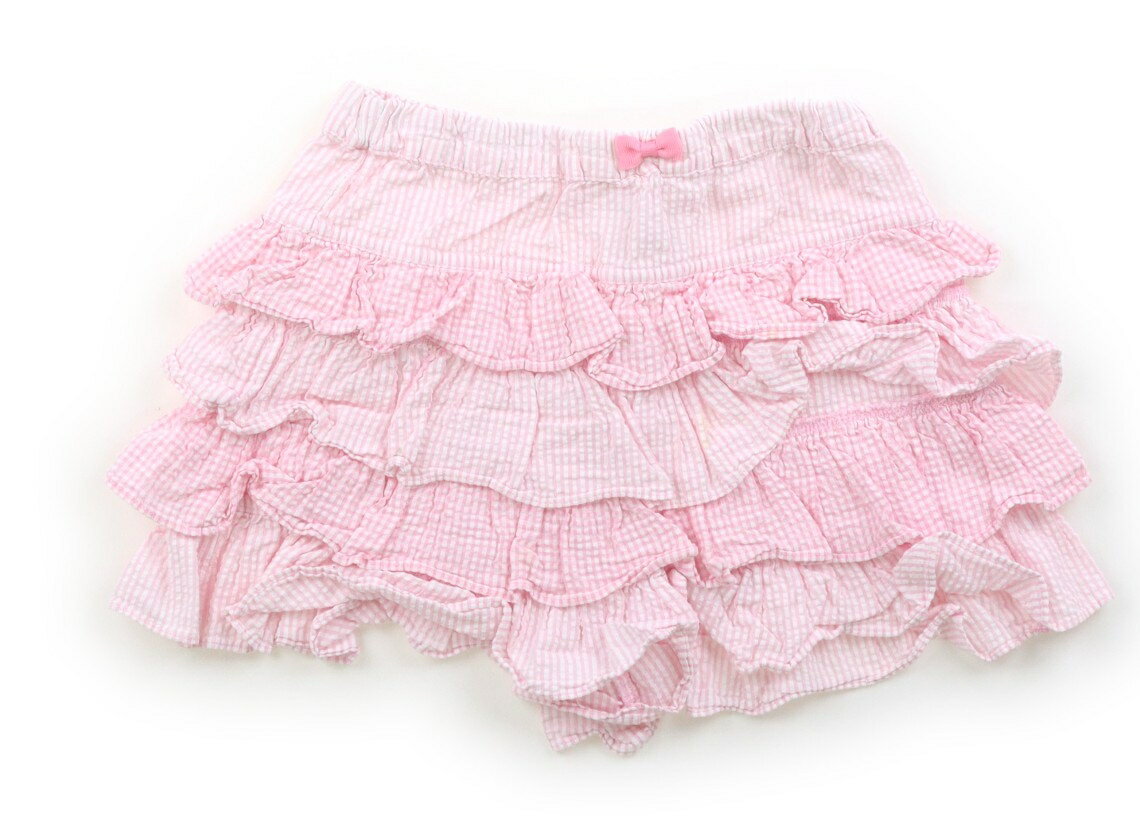 メゾピアノ mezzo piano ショートパンツ 120 女の子 ピンク白 子供服 ベビー服 キッズ アウトレット ユーズド 【中古】キッズ・ベビー・マタニティ