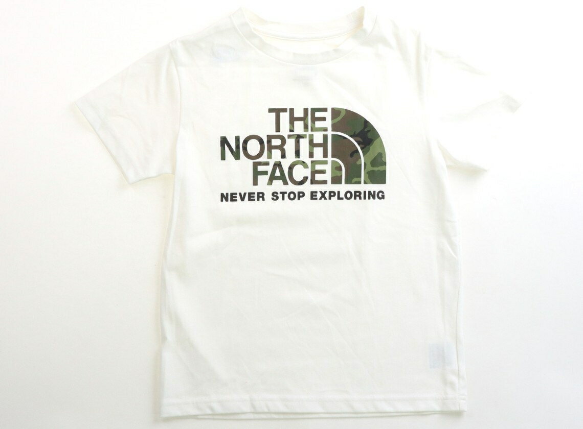 Rakuten - ノースフェイス The North Face Tシャツ・カットソー 130 男の子 白、迷彩 子供服 ベビー服 キッズ アウトレット ユーズド 【中古】キッズ・ベビー・マタニティ