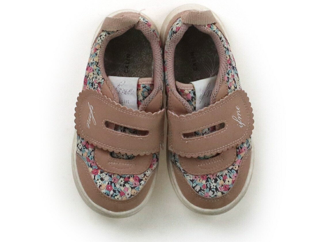 Sneakers - イフミー IFME スニーカー 靴17cm〜 女の子 ピンクベージュ・お花 子供服 ベビー服 キッズ アウトレット ユーズド 【中古】キッズ・ベビー・マタニティ