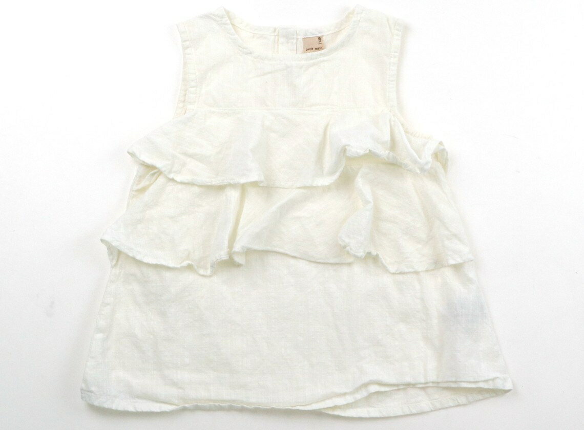 Rakuten - プティマイン petit main チュニック 130 女の子 アイボリー 子供服 ベビー服 キッズ アウトレット ユーズド 【中古】キッズ・ベビー・マタニティ