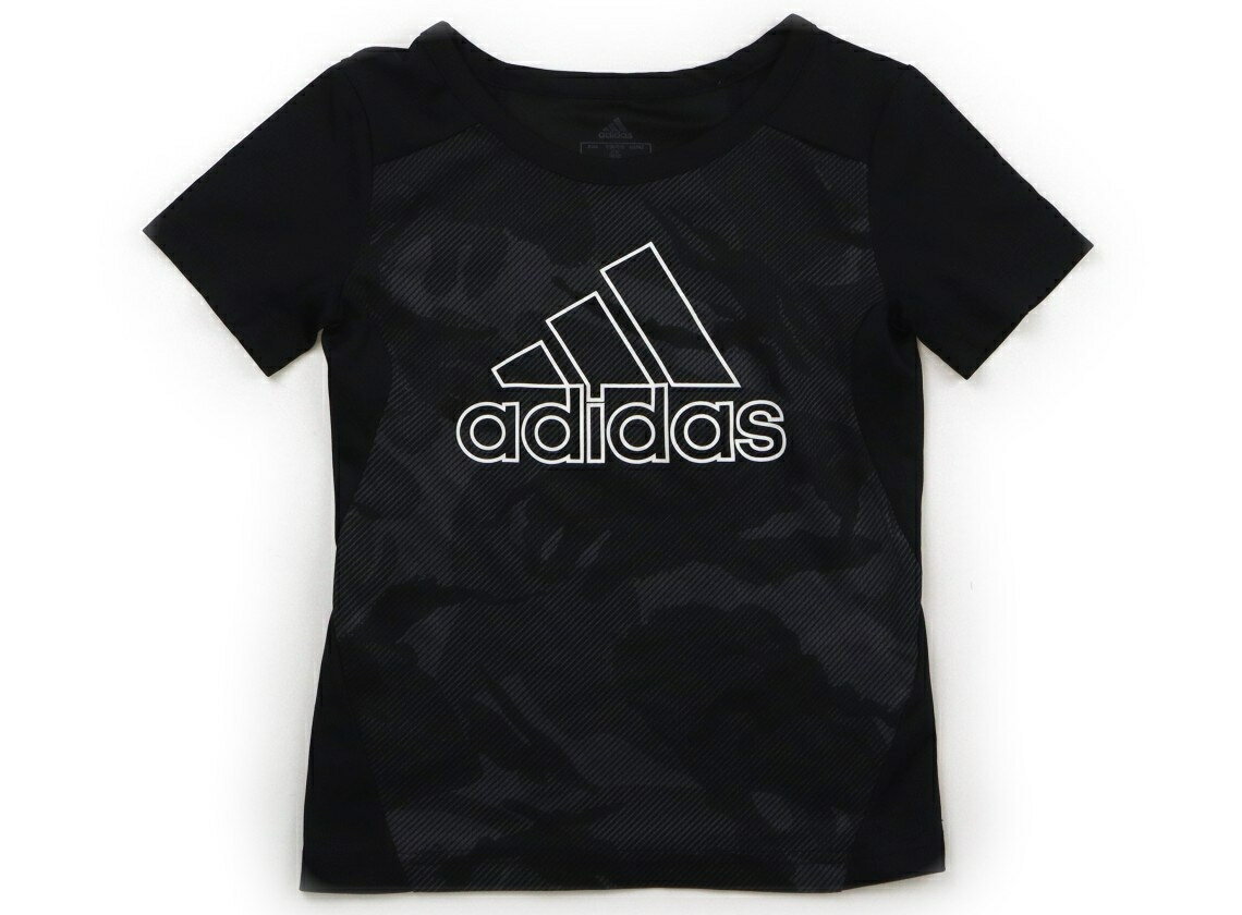 アディダス Adidas スポーツウェア・ダンスウェア 110 男の子 黒　白 子供服 ベビー服 キッズ アウトレット ユーズド 【中古】キッズ・ベビー・マタニティ