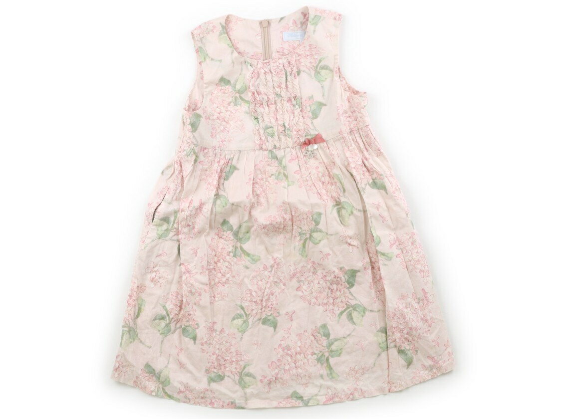 タルティーヌエショコラ Tartine et Chocolat ワンピース 110 女の子 ピンク、花柄 子供服 ベビー服 キッズ アウトレット ユーズド 【中古】キッズ・ベビー・マタニティ