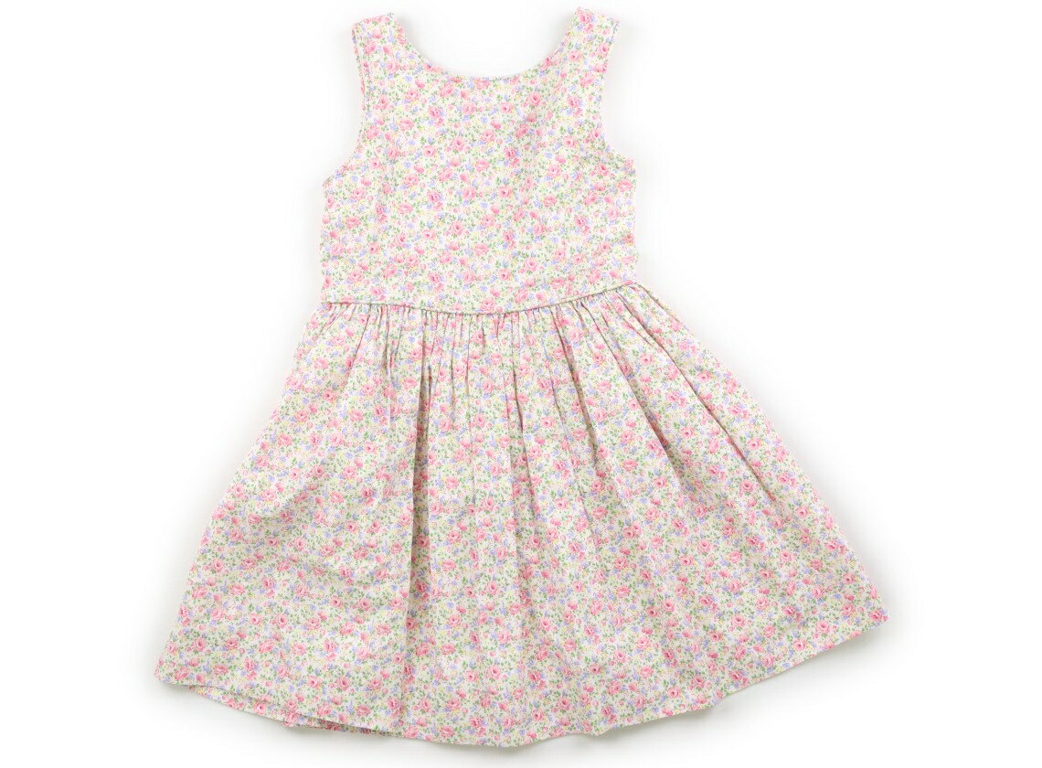 Rakuten - ポロラルフローレン POLO RALPH LAUREN ワンピース 120 女の子 ホワイト×ピンク系カラフルボタニカル柄 子供服 ベビー服 キッズ アウトレット ユーズド 【中古】キッズ・ベビー・マタニティ