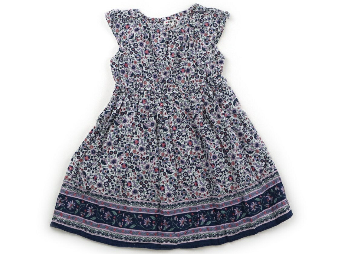 Rakuten - エニィファム anyFAM ワンピース 110 女の子 白　ネイビー　ローズピンク 子供服 ベビー服 キッズ アウトレット ユーズド 【中古】キッズ・ベビー・マタニティ