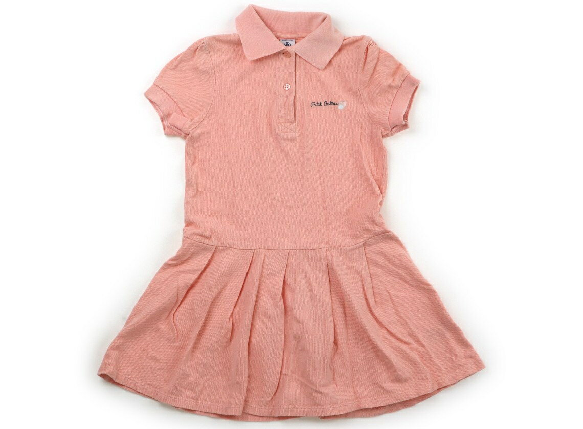Rakuten - プチバトー PETIT BATEAU ワンピース 120 女の子 サーモンピンク 子供服 ベビー服 キッズ アウトレット ユーズド 【中古】キッズ・ベビー・マタニティ