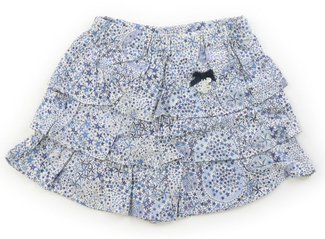 Culottes - タルティーヌエショコラ Tartine et Chocolat キュロット 100 女の子 白・星柄 子供服 ベビー服 キッズ アウトレット ユーズド 【中古】キッズ・ベビー・マタニティ