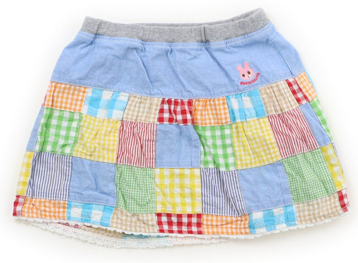 ホットビスケッツ Hot Biscuits スカート 100 女の子 マルチカラーチェック 子供服...