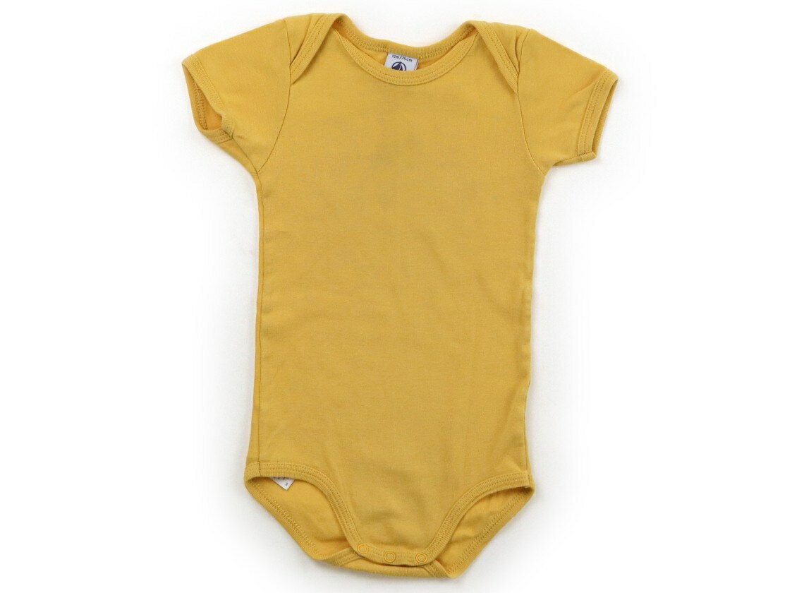 Rakuten - プチバトー PETIT BATEAU ロンパース 70 女の子 やまぶき色 子供服 ベビー服 キッズ アウトレット ユーズド 【中古】キッズ・ベビー・マタニティ