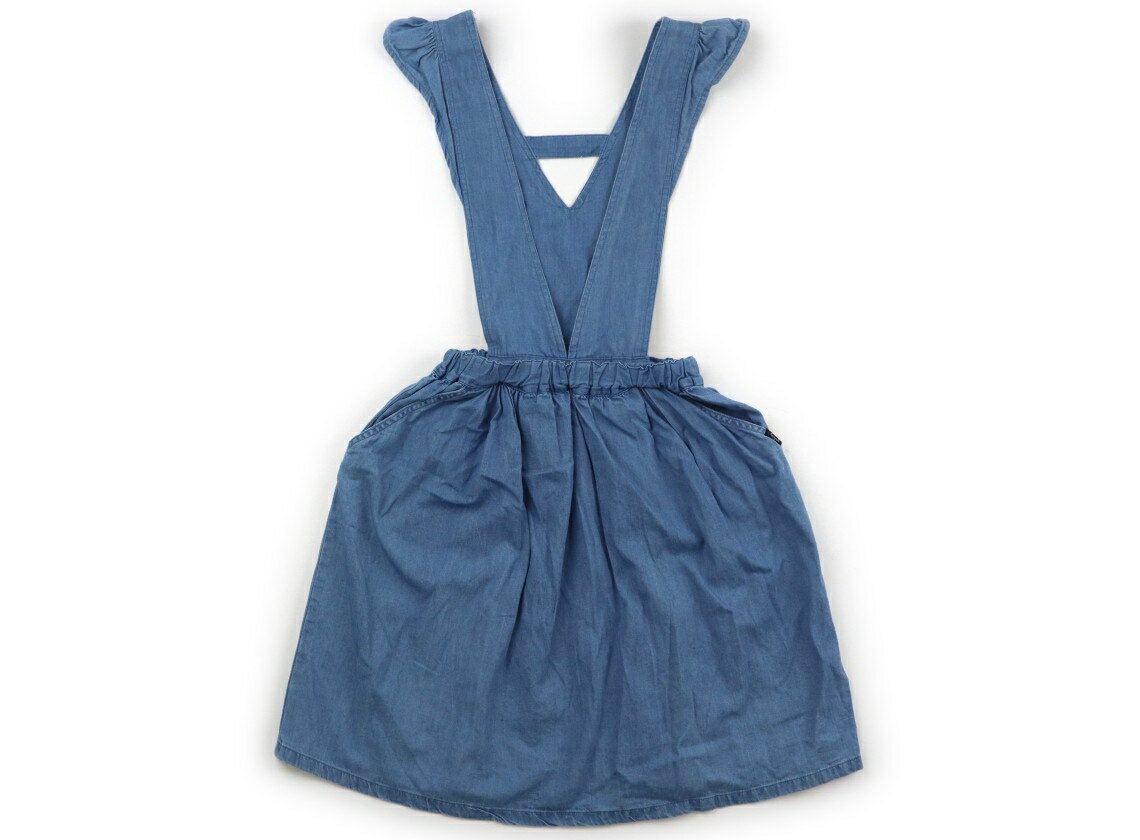 セラフ Seraph ジャンパースカート 140 女の子 ブルー 子供服 ベビー服 キッズ アウトレット ユーズド 【中古】キッズ・ベビー・マタニティ