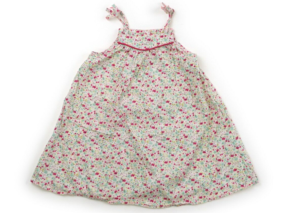 プチバトー PETIT BATEAU ジャンパースカート 80 女の子 ピンク、ミント、花柄 子供服 ベビー服 キッズ アウトレット ユーズド 【中古】キッズ・ベビー・マタニティ