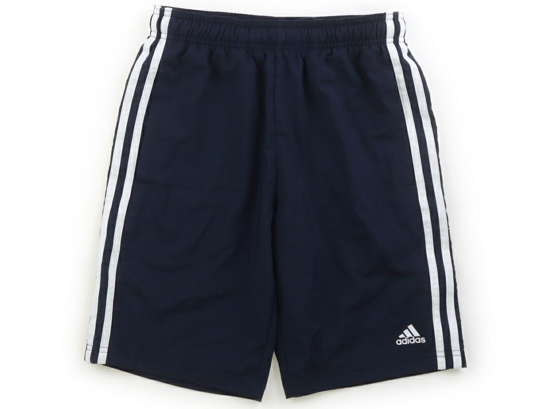 アディダス Adidas ハーフパンツ 150 男の子 ネイビー 子供服 ベビー服 キッズ アウトレット ユーズド 【中古】キッズ・ベビー・マタニティ