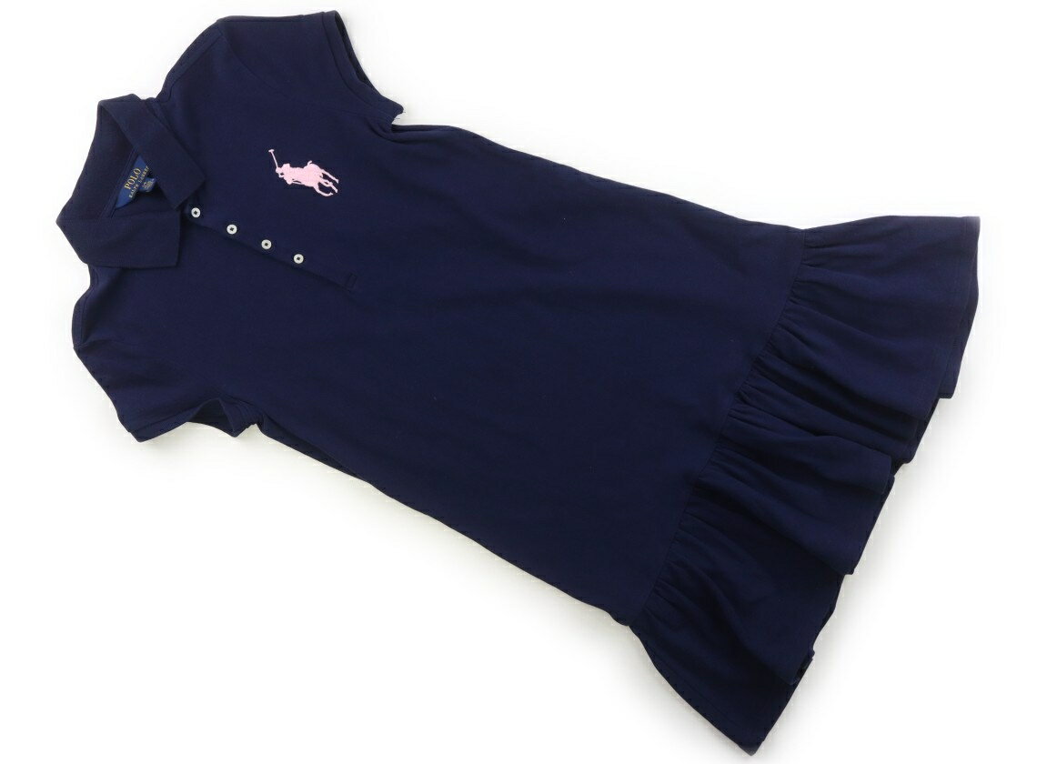 ポロラルフローレン POLO RALPH LAUREN ワンピース 150 女の子 ネイビー 子供服 ベビー服 キッズ アウトレット ユーズド 【中古】キッズ・ベビー・マタニティ