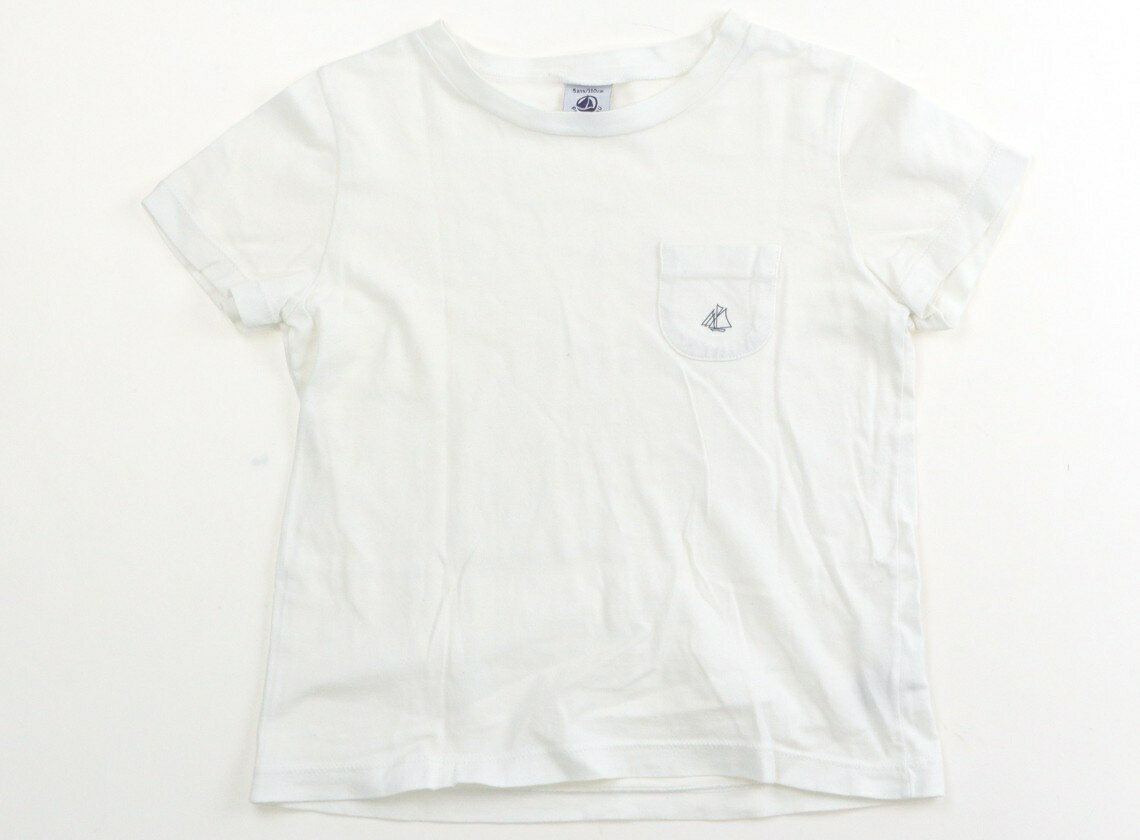 プチバトー PETIT BATEAU Tシャツ・カットソー 110 男の子 オフホワイト 子供服 ベビー服 キッズ アウトレット ユーズド 【中古】キッズ・ベビー・マタニティ