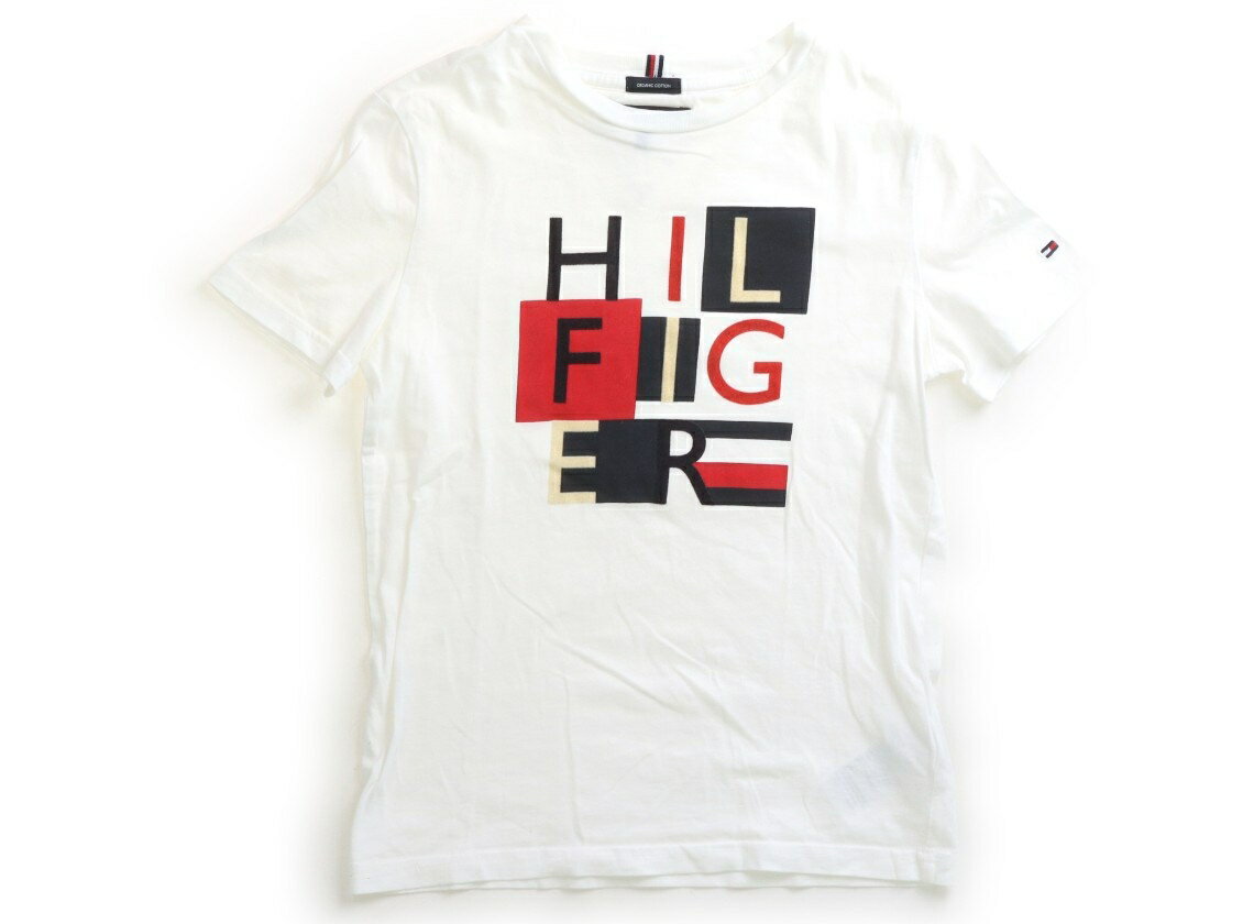 トミーヒルフィガー Tommy Hilfiger Tシャツ・カットソー 140 男の子 白 子供服 ベビー服 キッズ アウトレット ユーズド 【中古】キッズ・ベビー・マタニティ