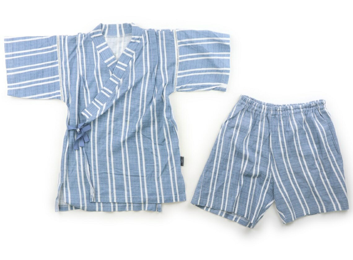 Jinbei （Girls） - ダッドウェイ DADWAY 浴衣・甚平・季節のイベント 110 男の子 ライトブルー・ホワイト 子供服 ベビー服 キッズ アウトレット ユーズド 【中古】キッズ・ベビー・マタニティ