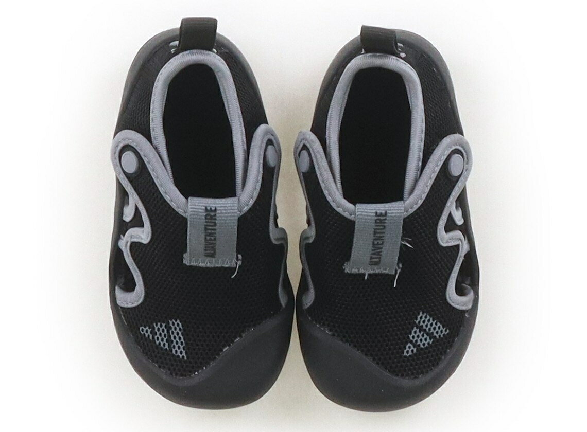 アディダス Adidas サンダル 靴13cm〜 男の子 黒、グレー 子供服 ベビー服 キッズ アウトレット ユーズド 【中古】キッズ・ベビー・マタニティ