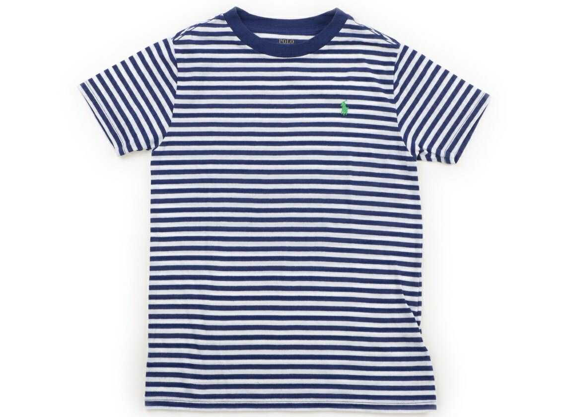 ポロラルフローレン POLO RALPH LAUREN Tシャツ・カットソー 130 男の子 紺、白、黄緑 子供服 ベビー服 キッズ アウトレット ユーズド 【中古】キッズ・ベビー・マタニティ