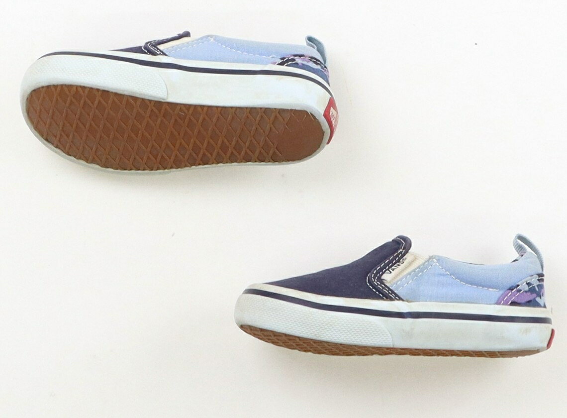 ヴァンズ VANS フラットシューズ・スリッポン 靴15cm〜 男の子 紺、水色 子供服 ベ...