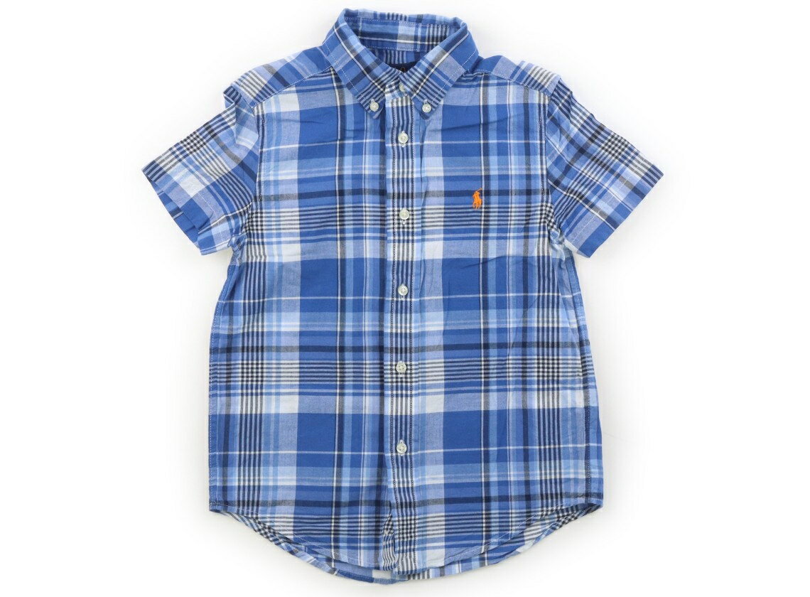 Rakuten - ポロラルフローレン POLO RALPH LAUREN シャツ・ブラウス 120 男の子 ブルー系・チェック 子供服 ベビー服 キッズ アウトレット ユーズド 【中古】キッズ・ベビー・マタニティ