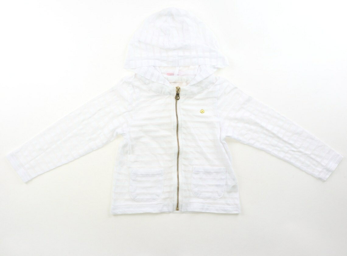ケイトスペード Kate Spade パーカー 110 女の子 ホワイト 子供服 ベビー服 キッズ アウトレット ユーズド 【中古】キッズ・ベビー・マタニティ