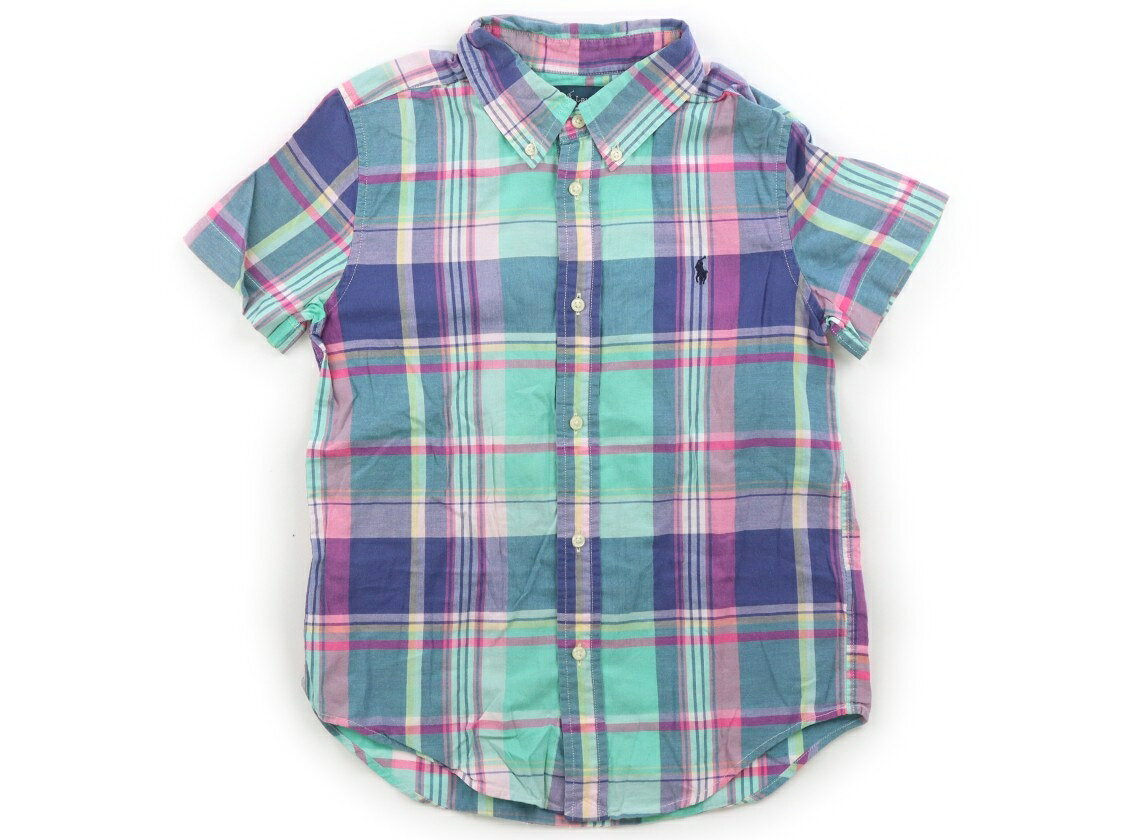 ポロラルフローレン POLO RALPH LAUREN シャツ・ブラウス 130 男の子 グリーン、ブルー、ピンク 子供服 ベビー服 キッズ アウトレット ユーズド 【中古】キッズ・ベビー・マタニティ