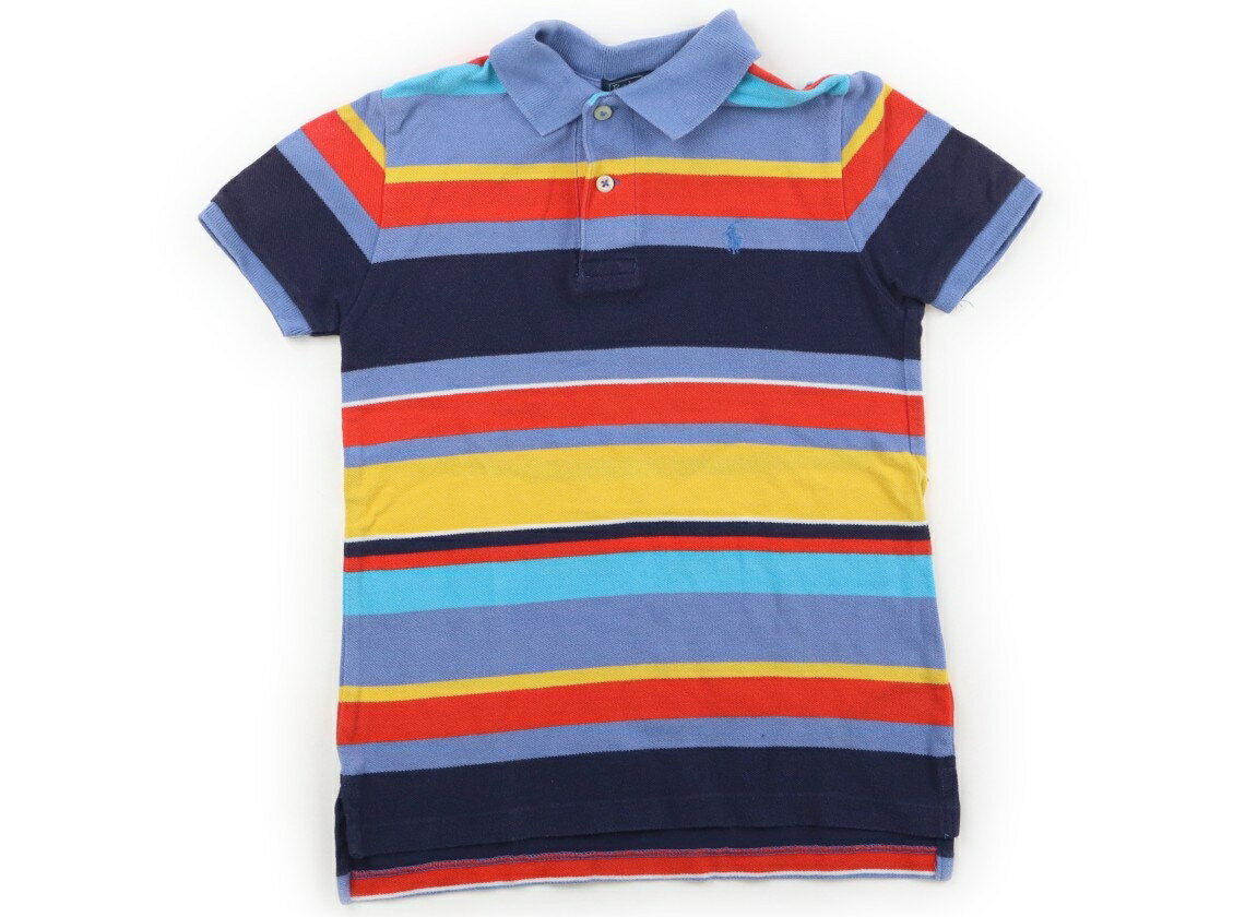 Rakuten - ポロラルフローレン POLO RALPH LAUREN ポロシャツ 130 男の子 スモーキーブルー他・ボーダー 子供服 ベビー服 キッズ アウトレット ユーズド 【中古】キッズ・ベビー・マタニティ