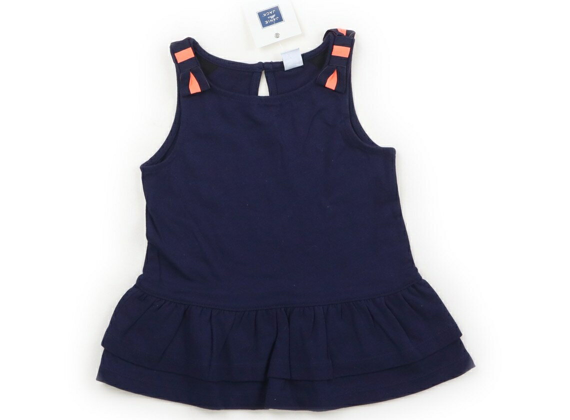 ジャニー＆ジャック Janie & Jack タンクトップ・キャミソール 100 女の子 ネイビー、ピンク、リボン 子供服 ベビー服 キッズ アウトレット ユーズド 【中古】キッズ・ベビー・マタニティ