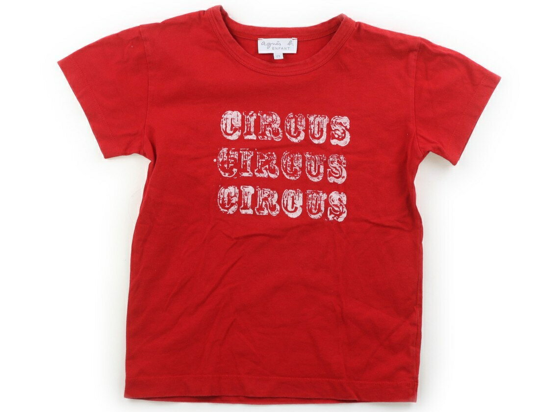 アニエスベー agnes.b Tシャツ・カットソー 130 男の子 レッド 子供服 ベビー服 キッズ アウトレット ユーズド 【中古】キッズ・ベビー・マタニティ