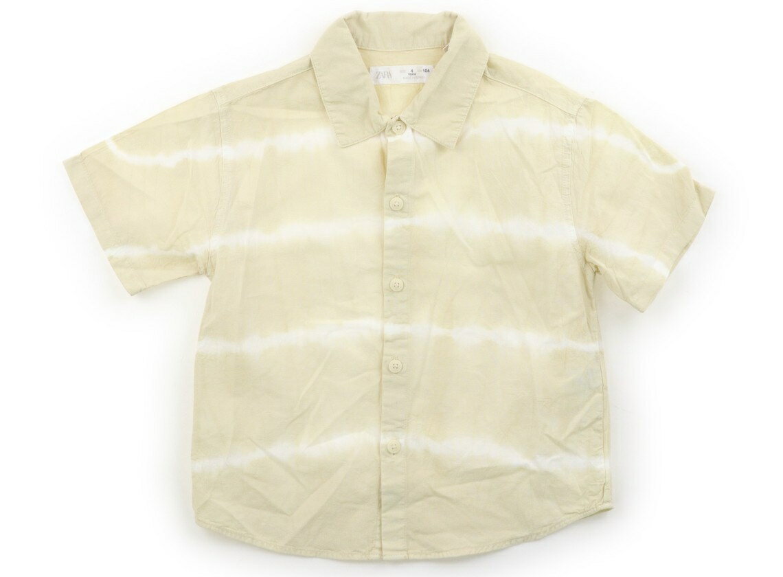 Rakuten - ザラ ZARA シャツ・ブラウス 100 男の子 ベージュ系・白 子供服 ベビー服 キッズ アウトレット ユーズド 【中古】キッズ・ベビー・マタニティ