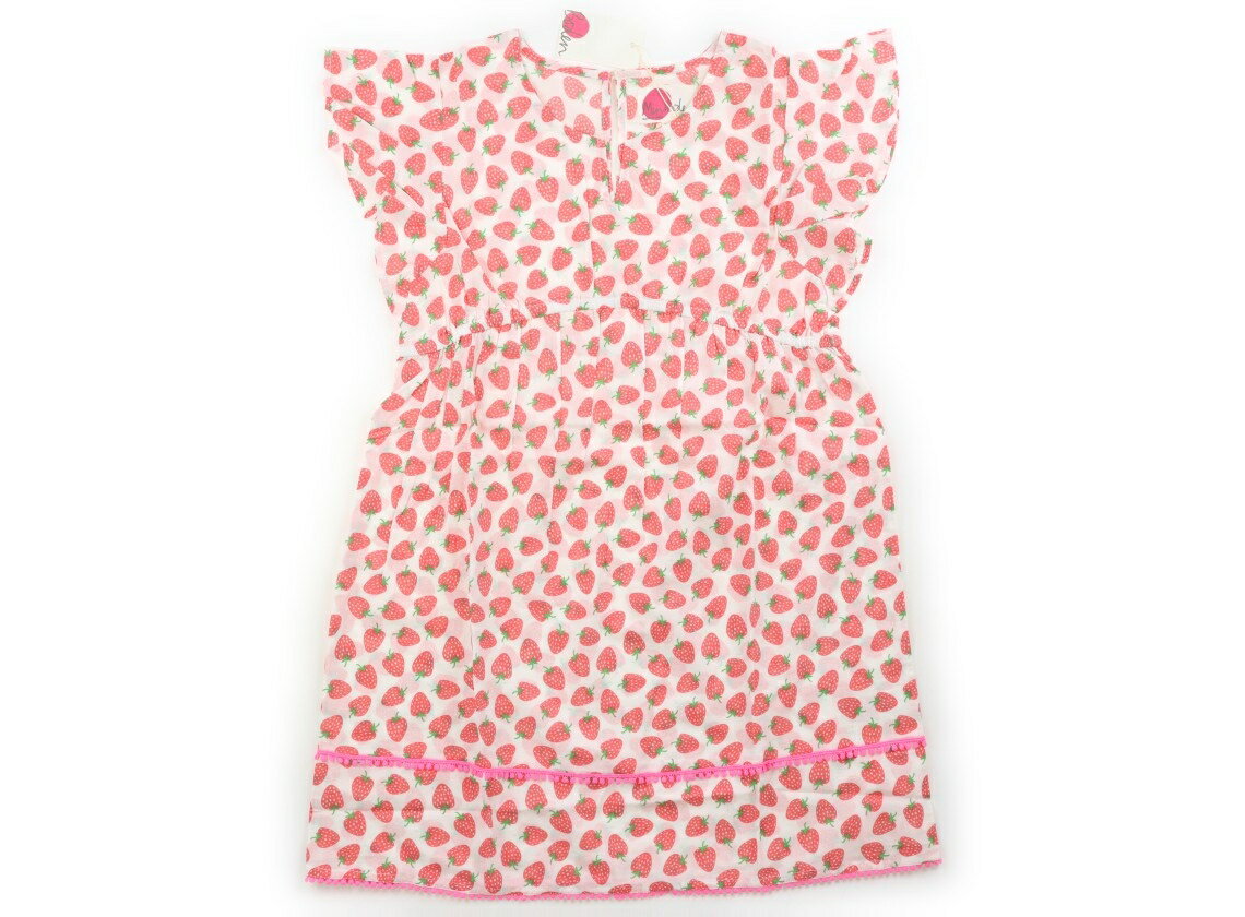Rakuten - ボーデン Mini Boden ワンピース 140 女の子 オフホワイト・いちご 子供服 ベビー服 キッズ アウトレット ユーズド 【中古】キッズ・ベビー・マタニティ