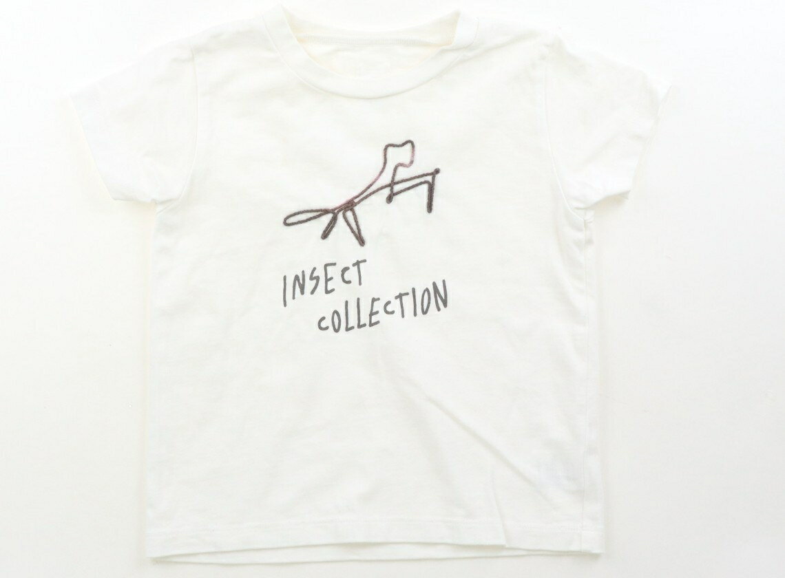 インセクトコレクション Insect Collection Tシャツ・カットソー 100 男の子 白、カマキリ 子供服 ベビー服 キッズ アウトレット ユーズド 【中古】キッズ・ベビー・マタニティ