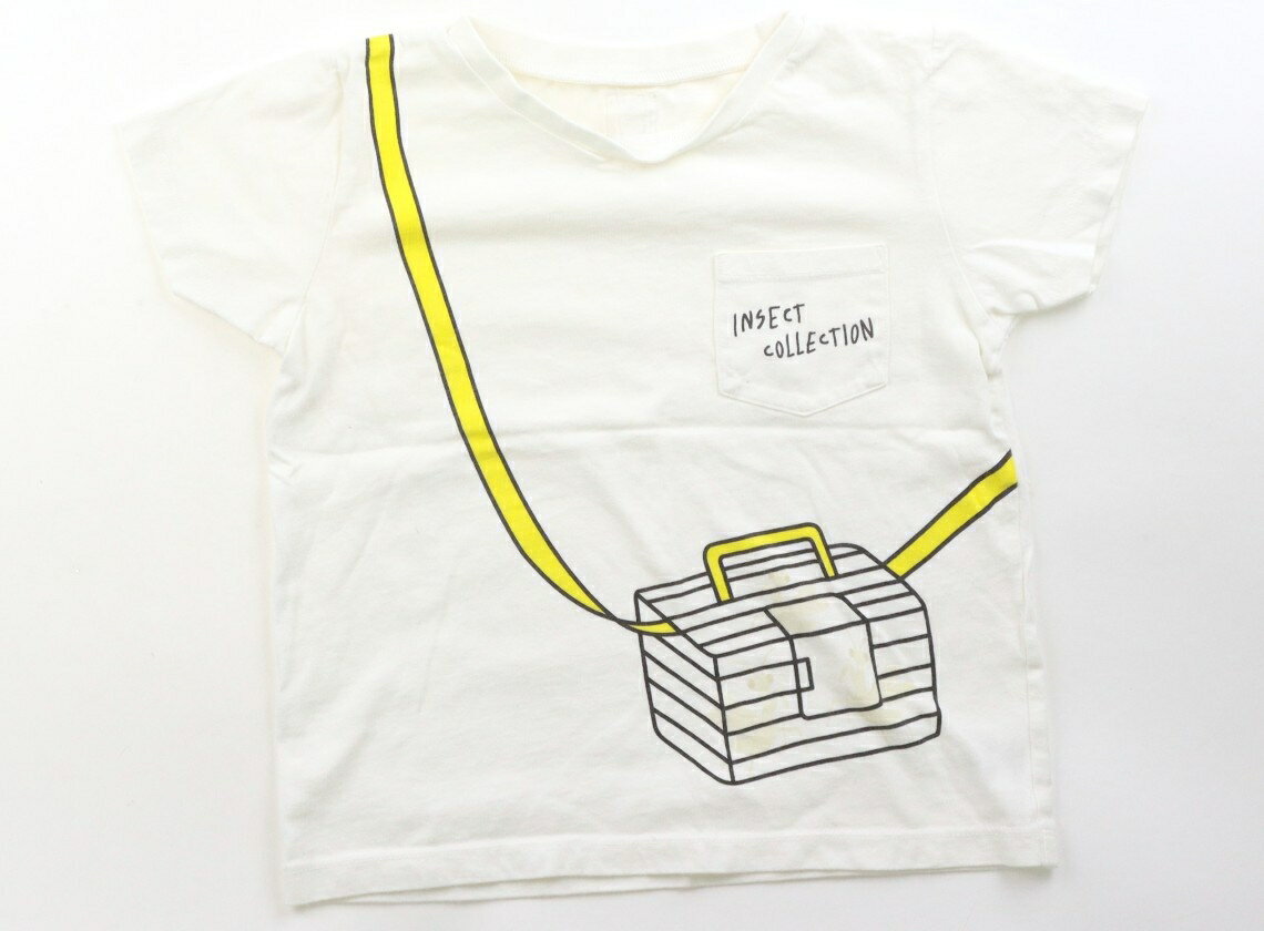 インセクトコレクション Insect Collection Tシャツ・カットソー 120 男の子 オフホワイト・カマキリ 子供服 ベビー服 キッズ アウトレット ユーズド 【中古】キッズ・ベビー・マタニティ