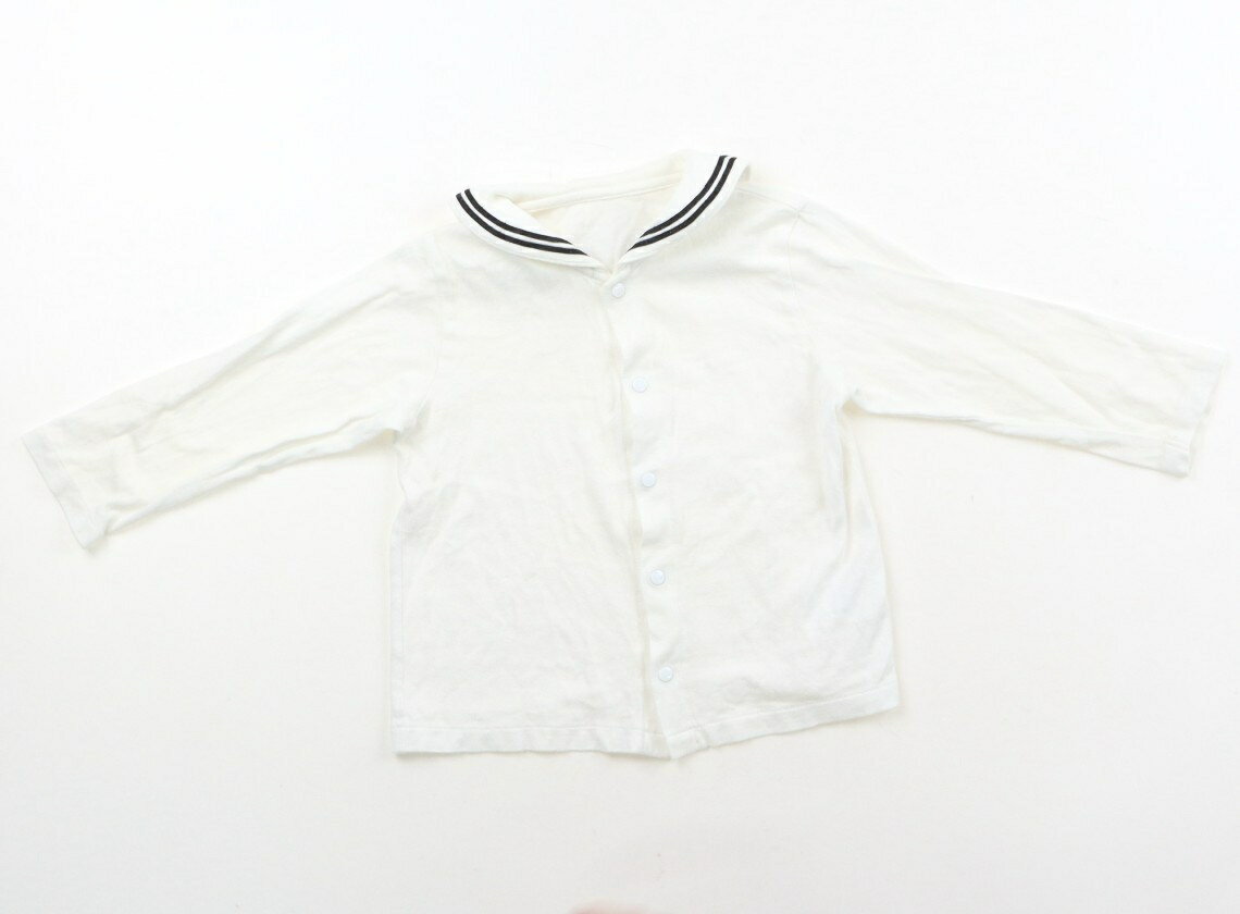 コムサフォセット COMME CA FOSSETTE Tシャツ・カットソー 90 男の子 ホワイトブラック 子供服 ベビー服 キッズ アウトレット ユーズド 【中古】キッズ・ベビー・マタニティ