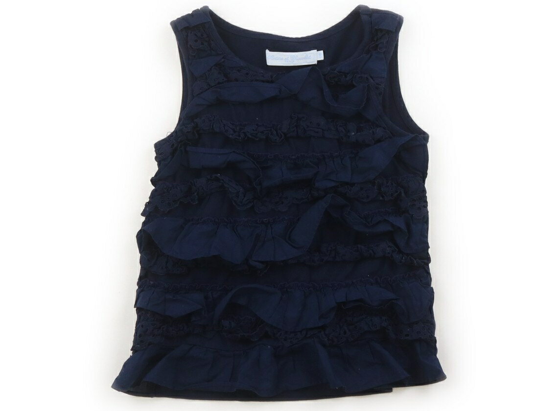 Tartine et Chocolat Tank Top/Camisole, Size 120, Girls, Navy, Children's Clothing, Baby Clothes, Kids, Outlet, Used [Pre-owned] Kids, Baby, Maternity