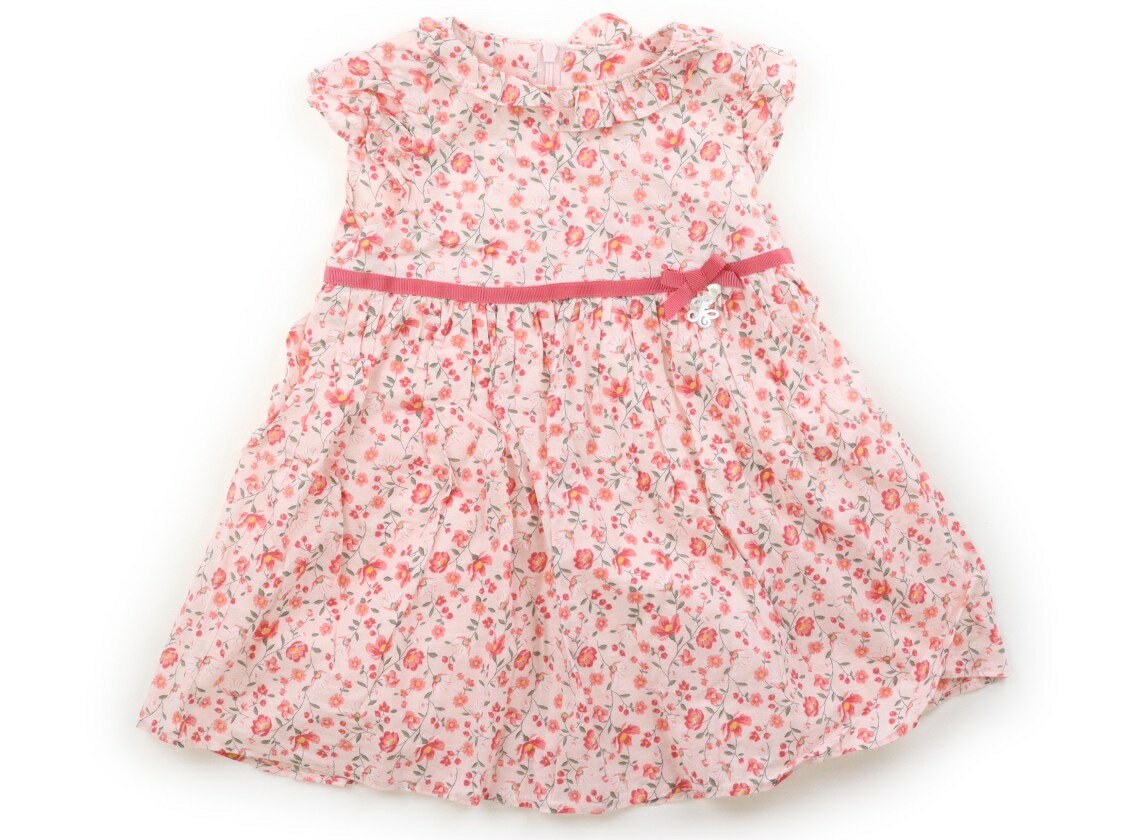 乐天商城 - タルティーヌエショコラ Tartine et Chocolat ワンピース 90 女の子 ピンク花柄 子供服 ベビー服 キッズ アウトレット ユーズド 【中古】キッズ・ベビー・マタニティ