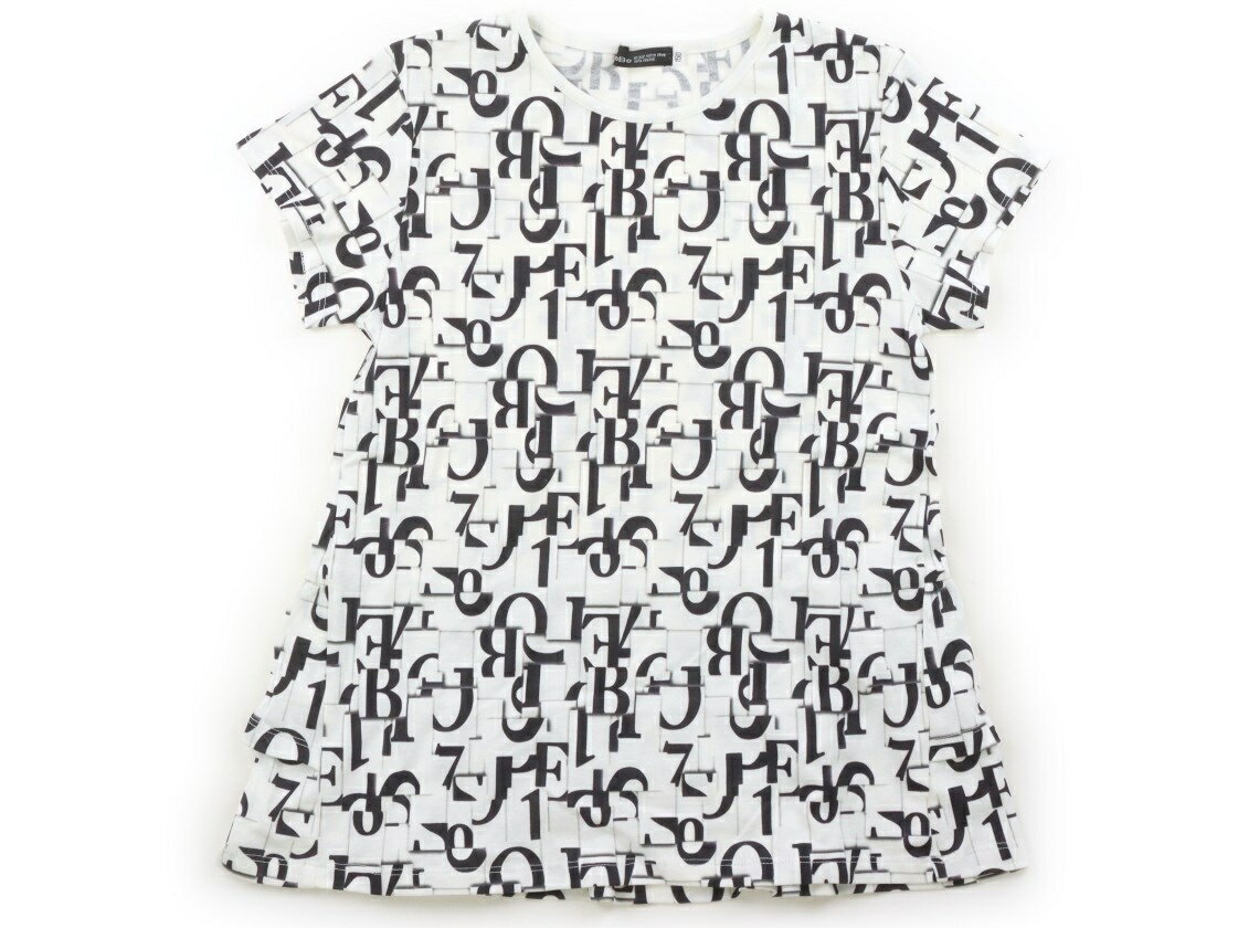 べべ BeBe Tシャツ・カットソー 150 女の子 オフ・ブラックバックフリル 子供服 ベビー服 キッズ アウトレット ユーズド 【中古】キッズ・ベビー・マタニティ