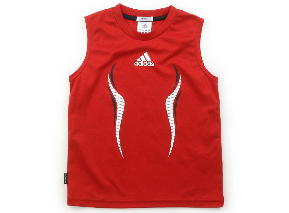 アディダス Adidas タンクトップ・キャミソール 120 男の子 赤 子供服 ベビー服 キッズ アウトレット ユーズド 【中古】キッズ・ベビー・マタニティ