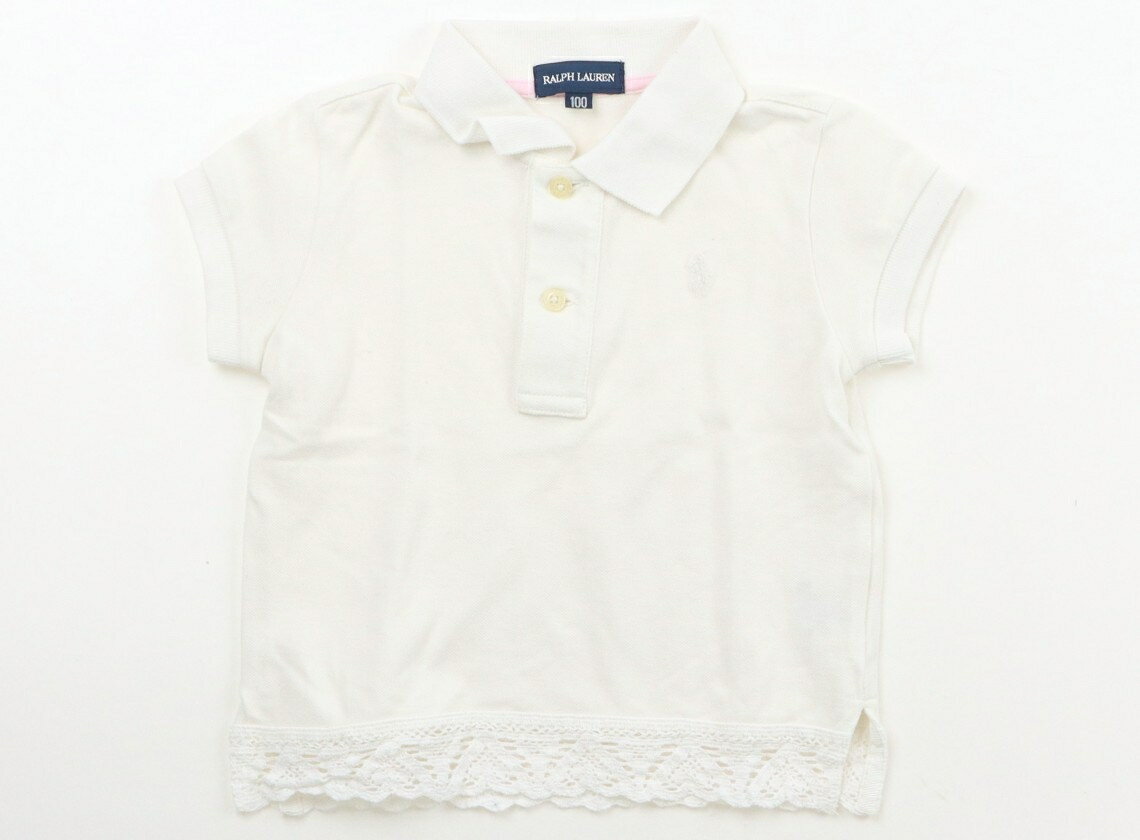 Polo Shirt - ラルフローレン Ralph Lauren ポロシャツ 100 女の子 白 子供服 ベビー服 キッズ アウトレット ユーズド 【中古】キッズ・ベビー・マタニティ