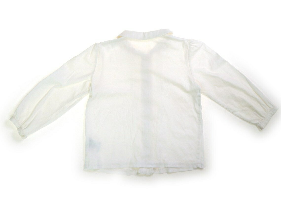 コムサフォセット COMME CA FOSSETTE シャツ・ブラウス 100 女の子 ホワイト 子供服 ベビー服 キッズ アウトレット ユーズド 【中古】キッズ・ベビー・マタニティ