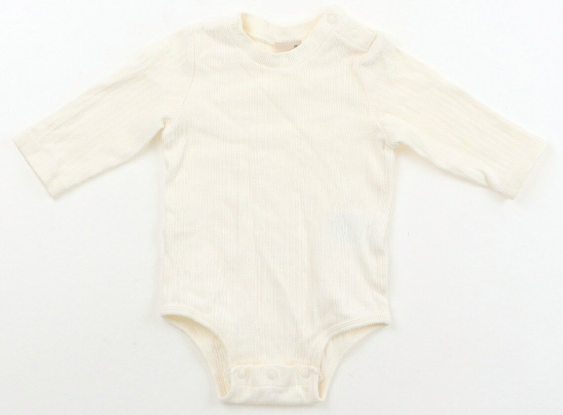 プティマイン petit main ロンパース 70 女の子 オフホワイト 子供服 ベビー服 キッズ アウトレット ユーズド 【中古】キッズ・ベビー・マタニティ