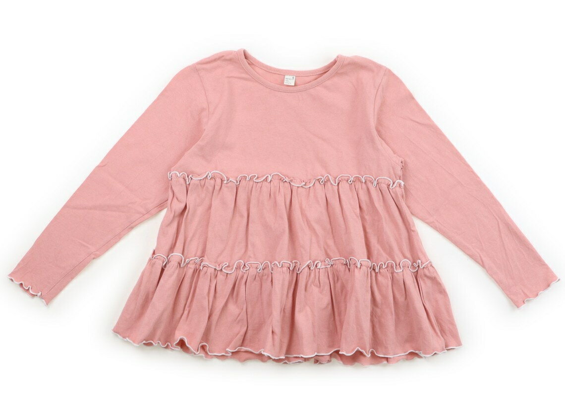 アプレレクール apres les cours Tシャツ・カットソー 130 女の子 コーラルピンク 子供服 ベビー服 キッズ アウトレット ユーズド 【中古】キッズ・ベビー・マタニティ
