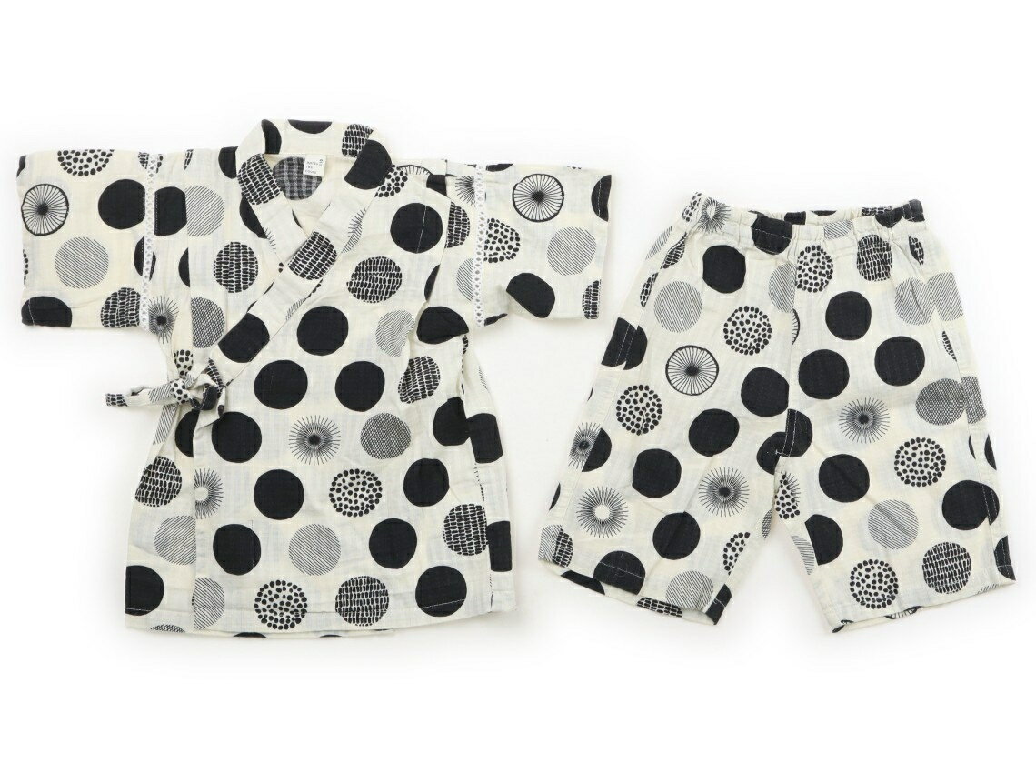 Jinbei （Summer Wear） - アプレレクール apres les cours 浴衣・甚平・季節のイベント 110 男の子 ホワイト・ブラック・総柄 子供服 ベビー服 キッズ アウトレット ユーズド 【中古】キッズ・ベビー・マタニティ