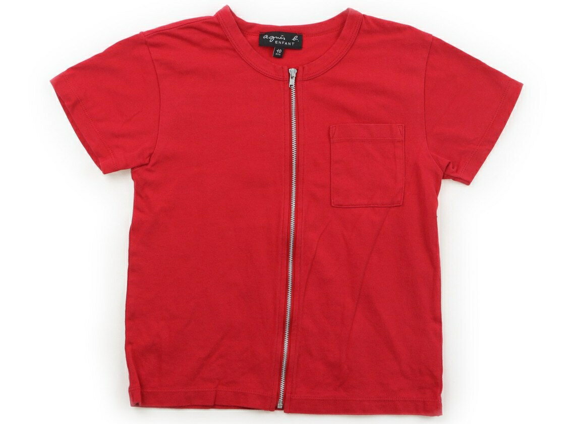 アニエスベー agnes.b Tシャツ・カットソー 110 男の子 レッド 子供服 ベビー服 キッズ アウトレット ユーズド 【中古】キッズ・ベビー・マタニティ