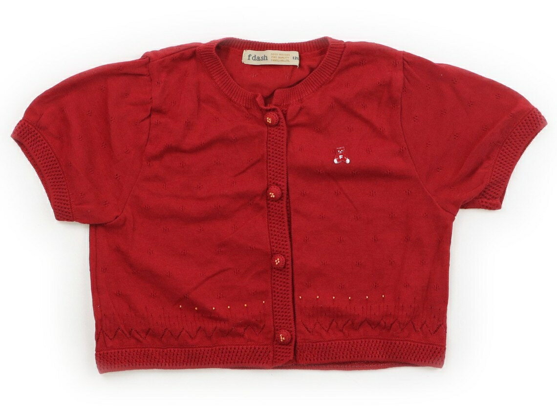 ファミリア familiar カーディガン 120 女の子 レッド 子供服 ベビー服 キッズ アウトレット ユーズド 【中古】キッズ・ベビー・マタニティ