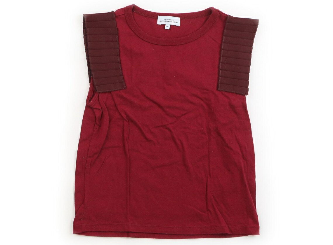 유나이티드 아로즈 UNITED ARROWS 탱크 탑 캐미솔 100 소녀 와인 아코디언 주름 아동복 아기 옷 키즈 아울렛 유즈드 [중고] 키즈 아기 출산